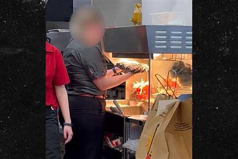 McDonald's Employee Caught Drying Dirty Mop Under Fry Station's Heat Lamp