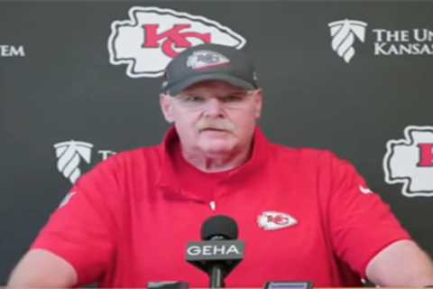 Andy Reid takes dig at reporters after Harrison Butker speech question