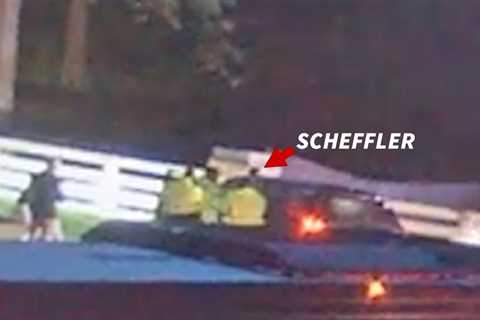 Scottie Scheffler Arrest Video Shows Cop Pushing Golfer Against Car