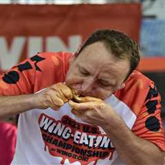 Mayor Adams weighs in on Joey Chestnut’s Nathan’s hot dog eating contest ban: ‘Squash this beef’