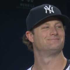 Gerrit Cole, son Caden share heartwarming moment during Yankees ace’s 2024 debut