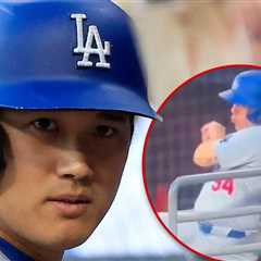 Shohei Ohtani Saved From Rogue Baseball By Dodgers' Bat Boy