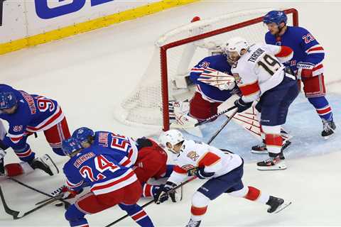 Rangers spending too much time in defensive zone as Panthers rack up chances