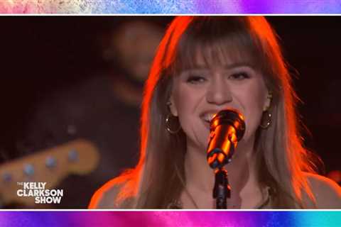 Watch Kelly Clarkson Go Down in a ‘Blaze of Glory’ as She Botches the Lyrics in Front of Bon Jovi