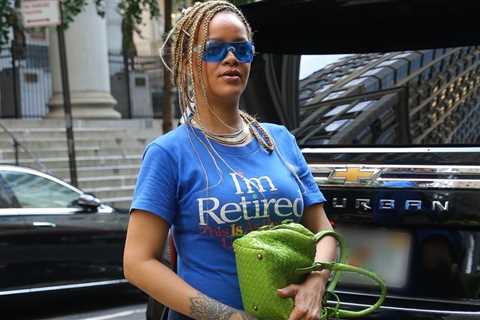 Rihanna Seems to Suggest She's Retiring Based on Her Telling Wardrobe