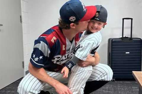 Gerrit Cole shares sweet moment with son after Yankees rehab start