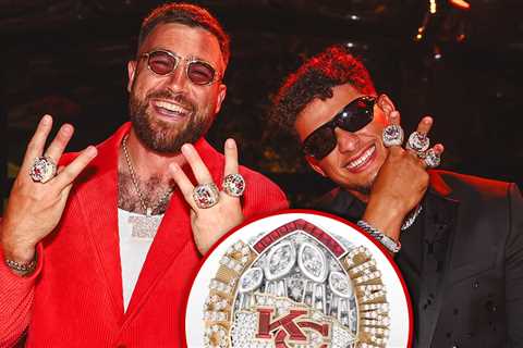 Travis Kelce, Patrick Mahomes Get Chiefs Super Bowl Rings, 529 Diamonds!