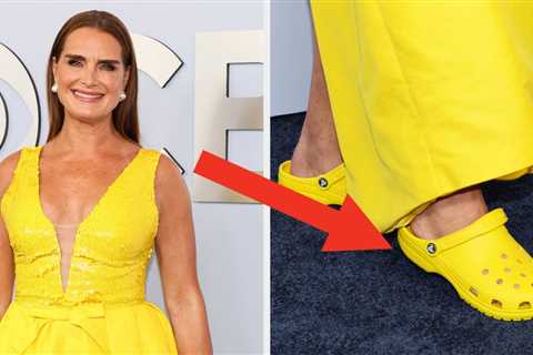 Brooke Shields Wore Crocs To The Tony Awards, And She Had A Very Important Reason For It