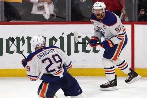 Connor McDavid scores twice as Oilers top Panthers to force Game 6 in Stanley Cup Final