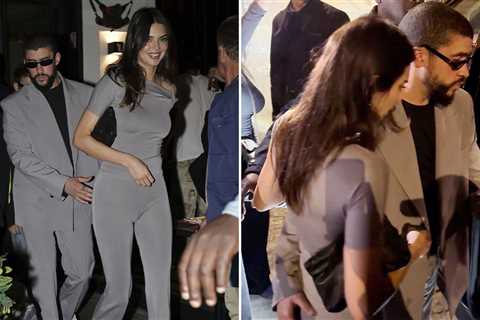 Bad Bunny Gets Handsy with Kendall Jenner While Clubbing in Paris