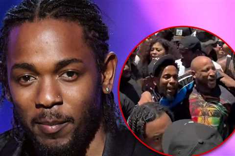 Kendrick Lamar's Compton Music Video Shoot Brings Out Huge Crowds