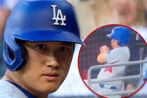 Shohei Ohtani Saved From Rogue Baseball By Dodgers' Bat Boy