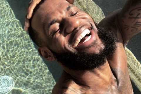 Bryce James hilariously recreates meme of dad LeBron: ‘Smiling through it all’