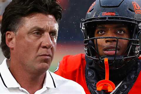 OSU's Mike Gundy On Ollie Gordon DUI Arrest, 'I Probably Done That a Thousand Times'