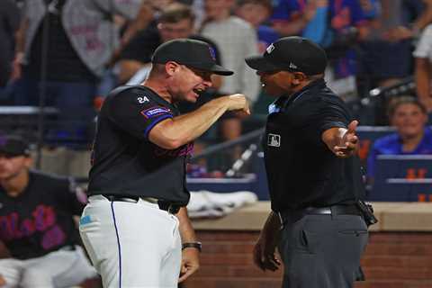 Mets’ Carlos Mendoza unloads on umpire after being ejected