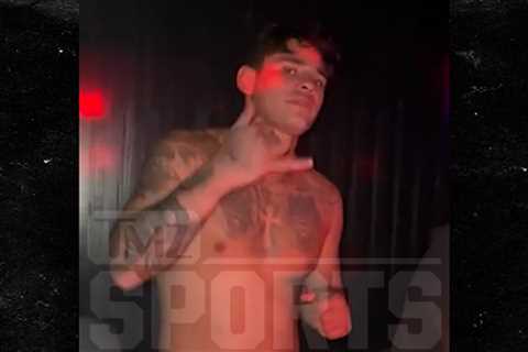 Ryan Garcia Parties Shirtless In Hawaii Nightclub