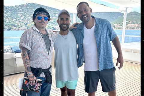 Johnny Depp Hangs With Will Smith in Italy, Second Time Together Overseas