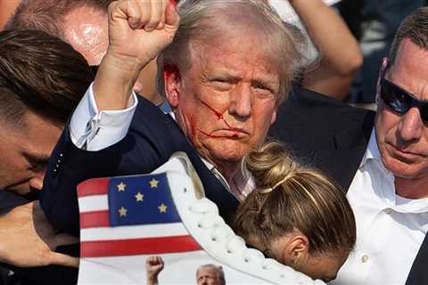 Donald Trump Selling 'Fight, Fight, Fight' Sneakers W/ Image From Assassination Attempt