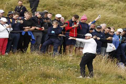 Shane Lowry loses it on British Open cameraman during 11th hole debacle: ‘F–k’s sake’