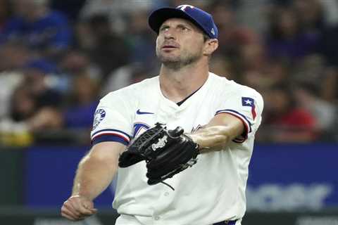 Max Scherzer exits start early due to arm fatigue in Rangers’ loss