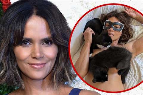 Halle Berry Poses Topless with Cats For 'Catwoman' 20th Anniversary