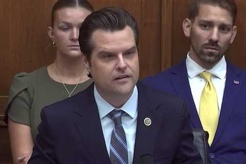 Matt Gaetz Questions the FBI Director About Biden's 'Cognitive Decline'