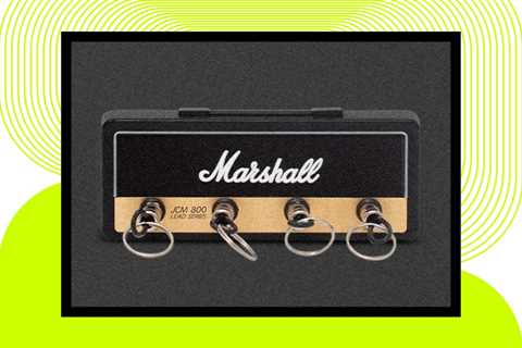 Turn Up the Volume on Your Wall Decor With This Marshall Guitar Amp-Inspired Key Rack