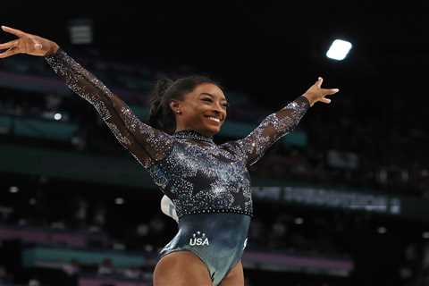 Simone Biles competing in all four events for Paris Olympics final after calf injury