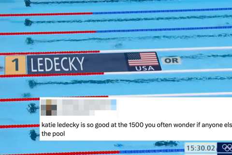 11 Of The Funniest Tweets About Just How Quickly Katie Ledecky Won The 1500M Freestyle Over Her..