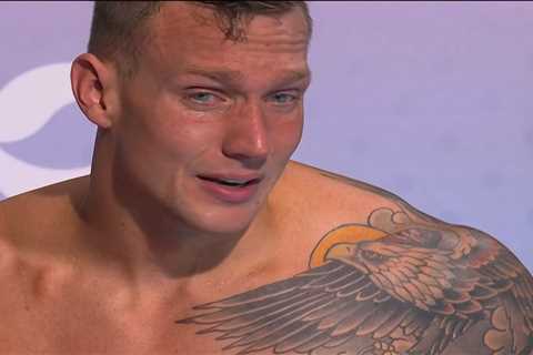 Caeleb Dressel in tears after crushing Olympics night: ‘A little heartbreaking’