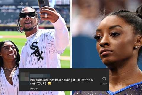 Simone Biles Responded After Her Husband, Jonathan Owens, Was Criticized For Wearing Her Olympic..