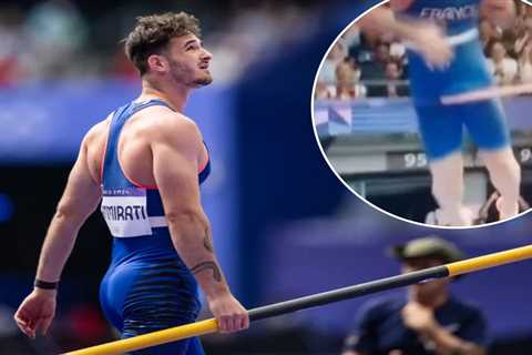 French pole vaulter Anthony Ammirati misses Olympic final after manhood catches on crossbar