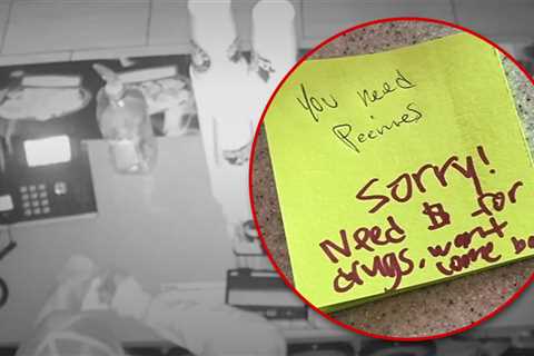 L.A. Burglar Leaves Apology Note and Explains Drugs Cost a Lot