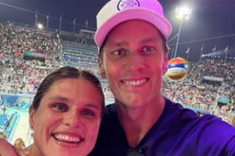 Rugby's Ilona Maher Takes Selfie With Tom Brady At Beach Volleyball Match