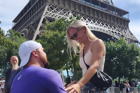 USA Olympic shot putter Payton Otterdahl proposes to girlfriend at Eiffel Tower: ‘Love you forever’