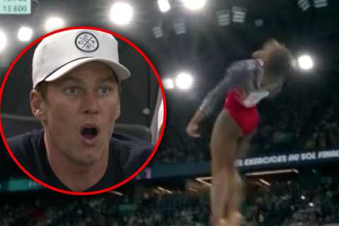 Tom Brady Amazed By Simone Biles' Floor Routine At Paris Olympics