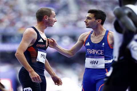 George Mills has heated exchange with French running rival in chaotic Olympic scene