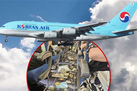 Korean Air Flight Severe Turbulence Injures 14, Creates Huge Mess on Plane