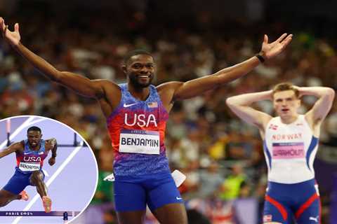 New York native Rai Benjamin breaks through for first Olympic gold in 400m hurdles