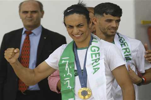 Gold medalist Imane Khelif celebrated in return home to Algeria after Olympic boxing controversy