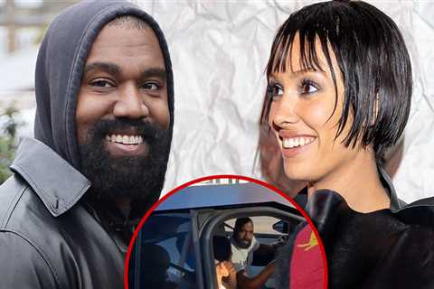 Kanye West and Bianca Censori Roll Up to Trump Rally in Beverly Hills