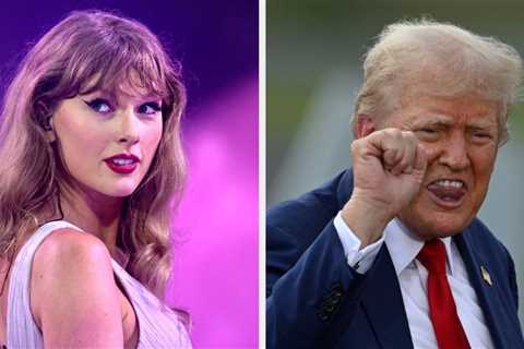 Donald Trump Acknowledged That The Photos He Shared Of Taylor Swift Endorsing Him Were Fake