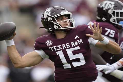 2024 college football odds, predictions: Texas A&M’s Conner Weigman offers long-shot Heisman appeal