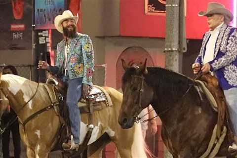 Post Malone On Horseback With Dwight Yoakam For A-List Packed Music Vid