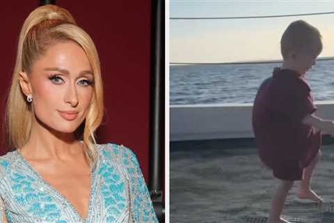 Paris Hilton Responded To Criticism After Posting A TikTok Of Her Son Without A Life Jacket On Her..