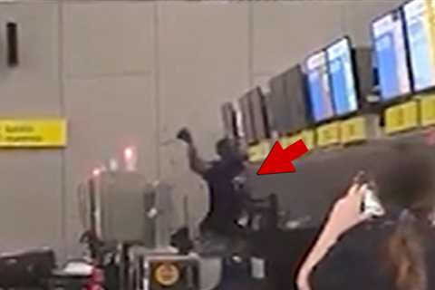 Man Destroys American Airlines Counter With Hammer After Being Sold Fake Ticket