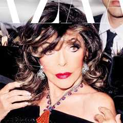 Joan Collins Harper’s Bazaar Arabia September 2024