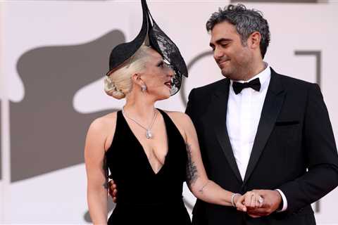 Lady Gaga & Fiancé Michael Polansky Make Glamorous Red Carpet Debut at Venice Film Festival