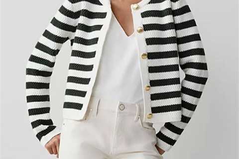 Wednesday’s Workwear Report: Weekend Striped Stitched Jacket