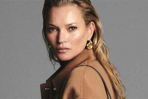 Kate Moss Anine Bing Fall 2024 Ad Campaign